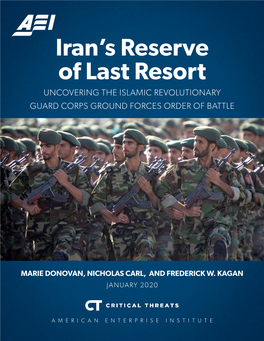 Iran's Reserve of Last Resort