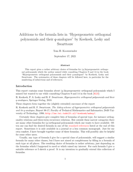 Hypergeometric Orthogonal Polynomials and Their G-Analogues