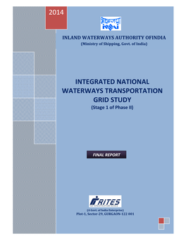 INTEGRATED NATIONAL WATERWAYS TRANSPORTATION GRID STUDY (Stage 1 of Phase II)