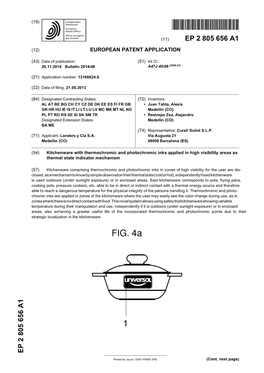 Kitchenware with Thermochromic and Photochromic Inks Applied in High Visibility Areas As Thermal State Indicator Mechanism