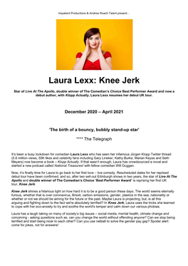 Laura Lexx: Knee Jerk