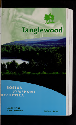 Boston Symphony Orchestra Concert Programs, Summer, 2007, Tanglewood