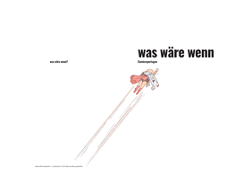 Was Wäre Wenn Was Wäre Wenn? Comicreportagen