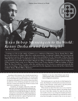 Kenny Dorham & Leo Wright