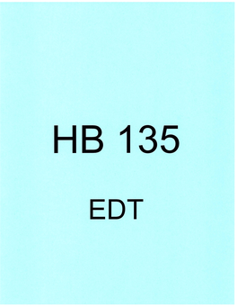 HB135 Testimony EDT 04-01-09