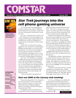 Star Trek Journeys Into the Cell Phone Gaming Universe