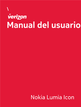 Manual Del Usuario Para Nokia Lumia Icon