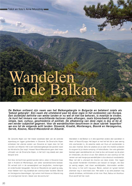 Wandelen in De Balkan.Pdf