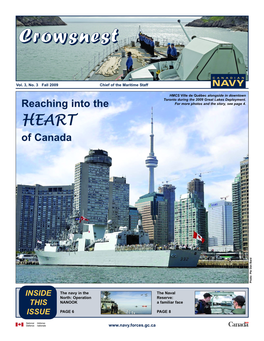 The Naval Reserve: a Familiar Face in Communities Across Canada