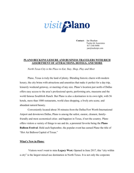 Plano Overview