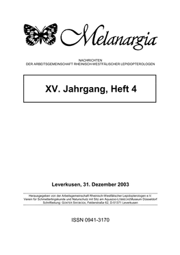 Melanargia 15 Heft 4