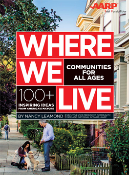 Where We Live: Communities for All Ages Live