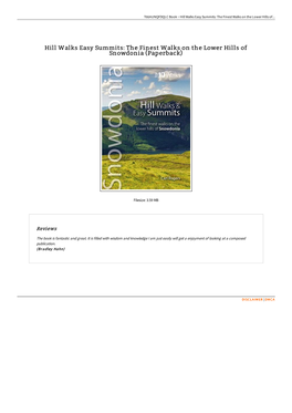 Find PDF Hill Walks Easy Summits: the Finest