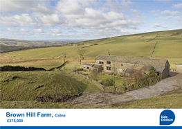 Brown Hill Farm, Colne