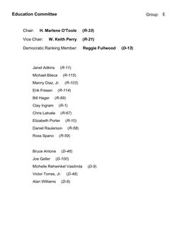 Finalcommittee Membership Report