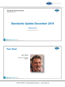 Standards Update December 2019