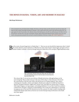 The Bones in Banda: Vision, Art and Memory in Maluku