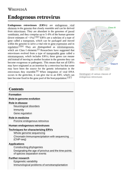 Endogenous Retrovirus