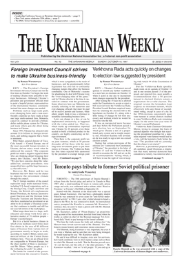 The Ukrainian Weekly 1997, No.42