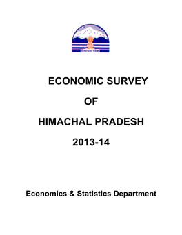 Economic Survey of Himachal Pradesh 2013-14