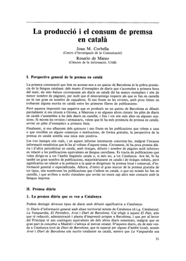 Estudis I Propostes Per a La Difusió De L'ús Social De La Llengua Catalana