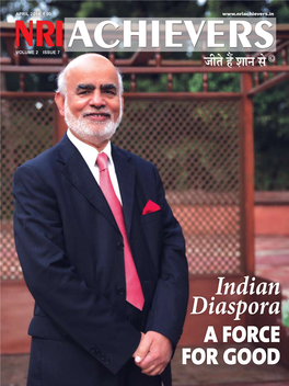 Indian Diaspora a Force for Good