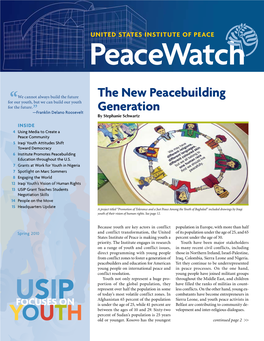 Peacewatch Spring 2010