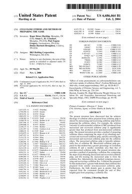 (12) United States Patent (10) Patent No.: US 6,686,464 B1 Harding Et Al