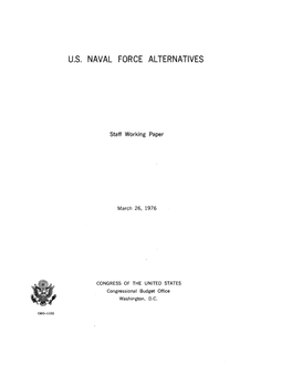 Working Paper: U.S. Naval Force Alternative
