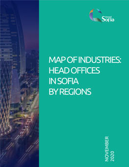 Map of Industries: Head Offices in Sofia by Regions