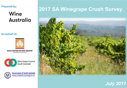 2017 SA Winegrape Crush Survey