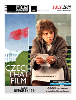 Czech That Film in Cooperation with the Consulate General of the Czech Republic in Chicago