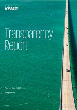 KPMG Vietnam Transparency Report 2016