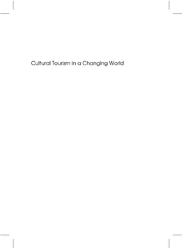 Cultural Tourism in a Changing World