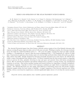 Design and Operation of the Atlas Transient Science Server