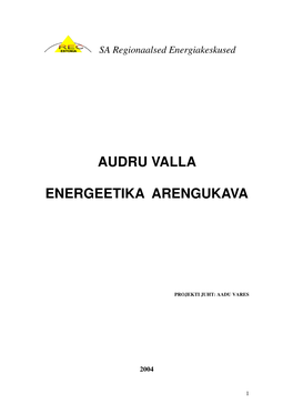 Audru Valla Energeetika Arengukava