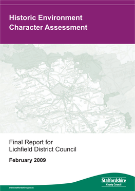 Historic Environment Character Assessment (HECA) Document