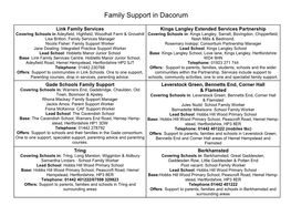 Family Support in Dacorum