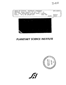 Planetary Science Institute