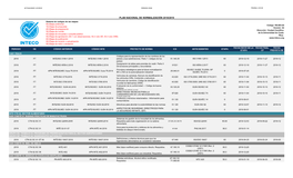 Plan Nacional De Normalización 2018/2019