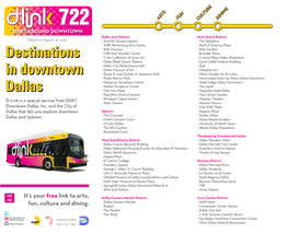 D-Link Destinations in Downtown Dallas