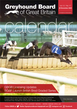 GBGB Licensing Updates BGBF Launch British Bred Graded Series