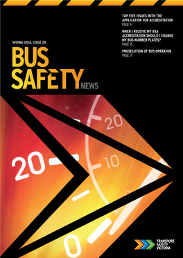 Bus Safety News in This Spring Edition
