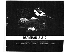 US Navy Radioman 3 & 2 Training Manual