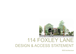 Design & Access Statement