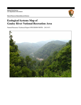 Ecological Systems Map of Gauley River National Recreation Area