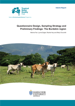 Questionnaire Design, Sampling Strategy and Preliminary Findings: the Burdekin Region