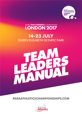 Team Leaders Manual