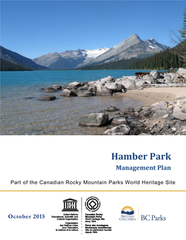 Hamber Park Management Plan