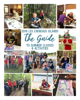 2019 Les Cheneaux Islands to Summer Classes & Activities